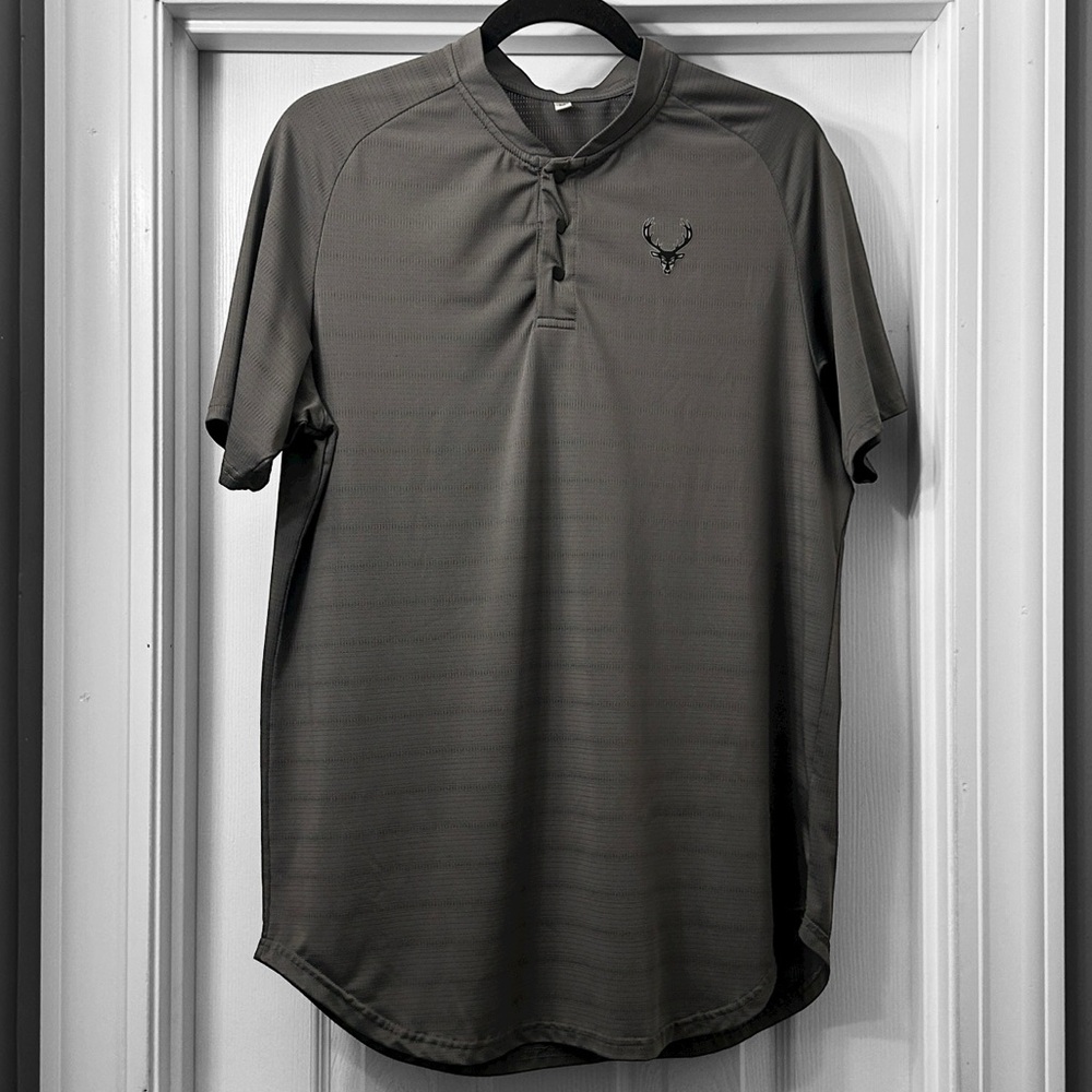 Bucked Up Smooth Golf Mock Polo